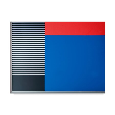 Trademark Fine Art Henk Van Maastricht 'Colorful Shapes' Canvas Art, 18x24 1X07549-C1824GG